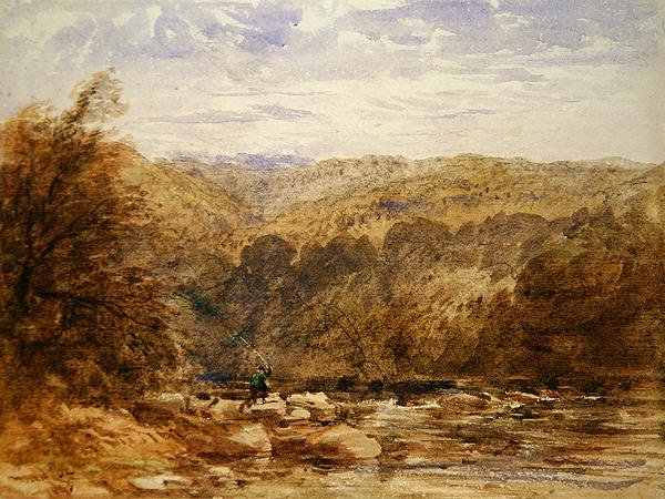 En Derbyshire-elv av David Cox
