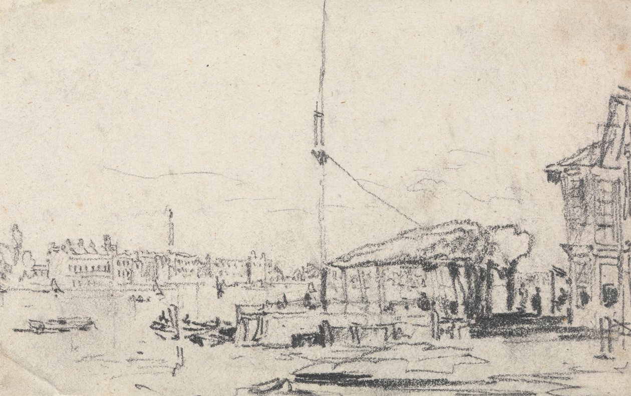 Utsikt over Schelde av David Cox