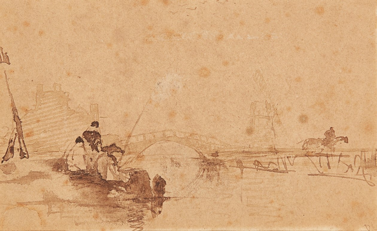 Ta med fangsten (blekk og vask) av David Cox