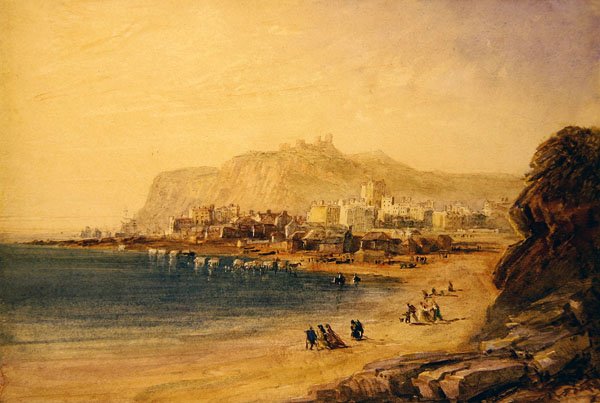 Dover (akvarell på papir) av David Cox