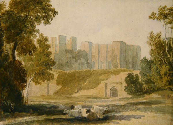 Kenilworth Castle (akvarell på papir) av David Cox