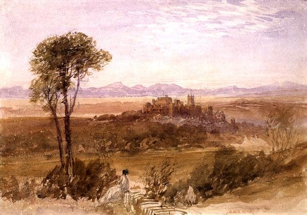 Lancaster (akvarell over blyant på papir) av David Cox