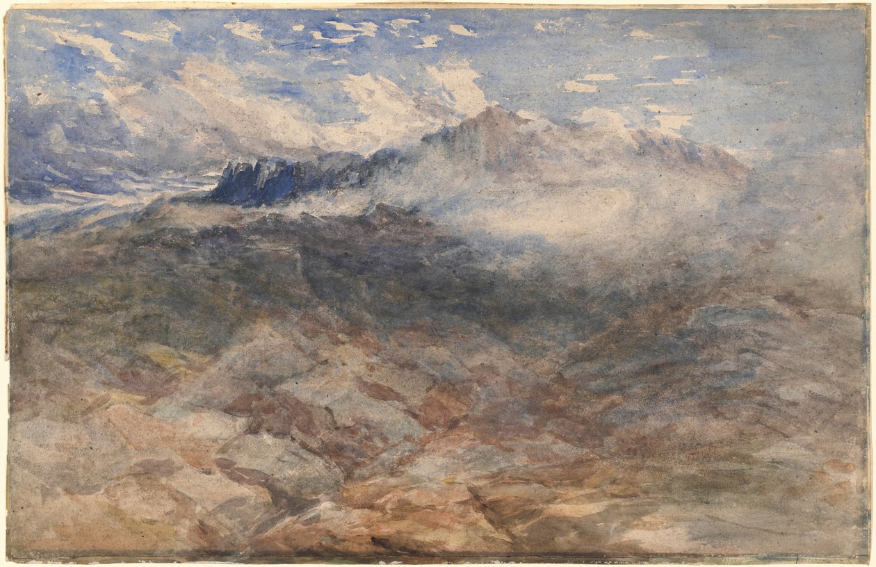Fjellhøyder, Cader Idris av David Cox