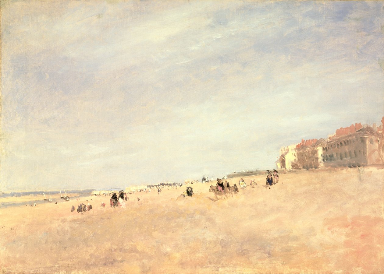 Rhyl Sands, ca. 1854 (olje på lerret) av David Cox