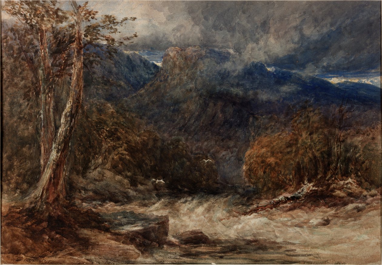 The Meeting of the Waters (kroppsfarge) av David Cox