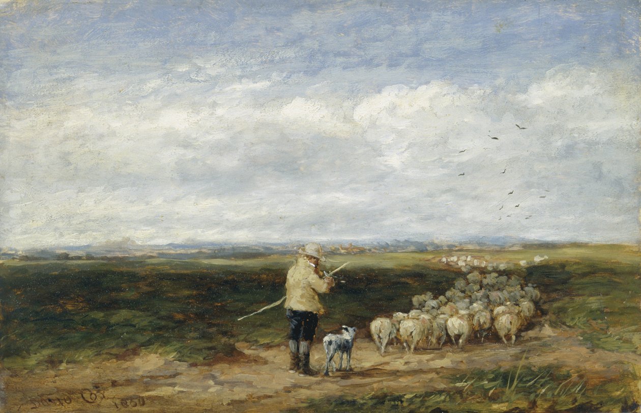 Hyrden, flokkens retur av David Cox