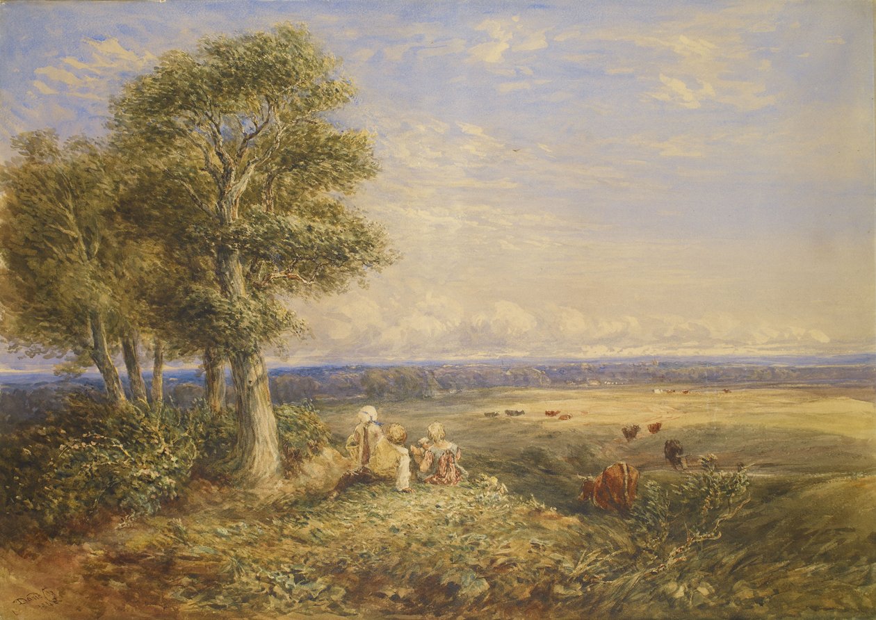 The Skylark, 1848 av David Cox