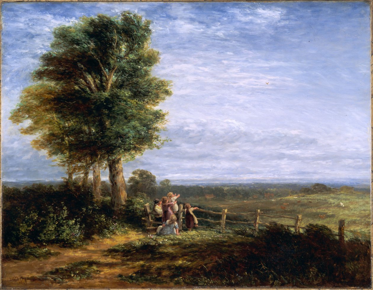 The Skylark, 1849 av David Cox