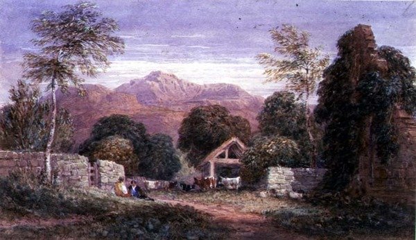 Utsikt over Cader Idris av David Cox