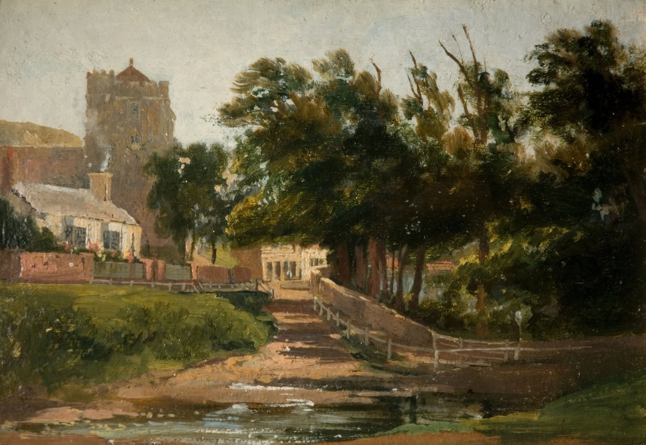 All Saints Church, Hastings, 1813. av David Cox the elder