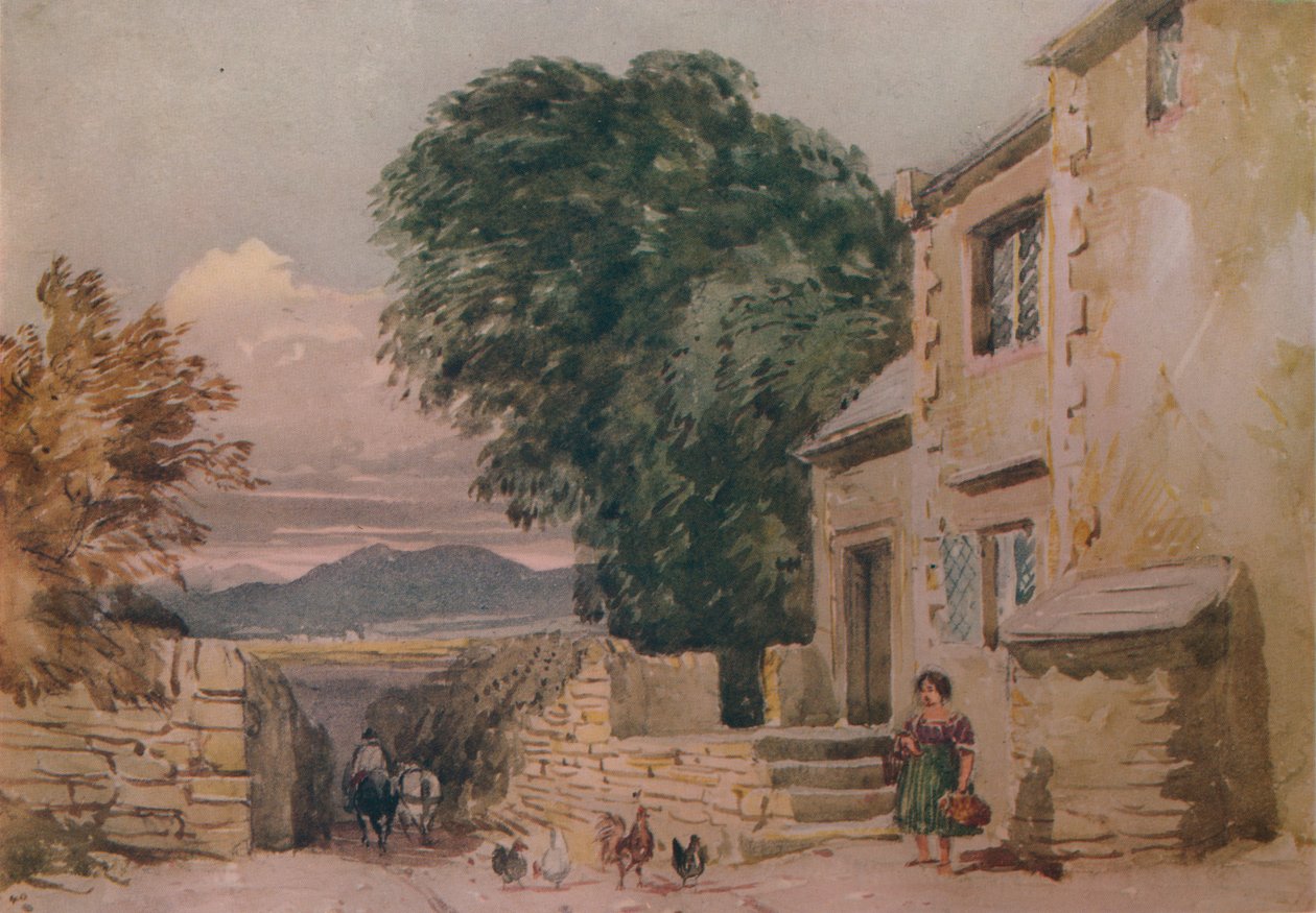 Black Jacks Cottage, Bettws-y-Coed, c1846 av David Cox the elder