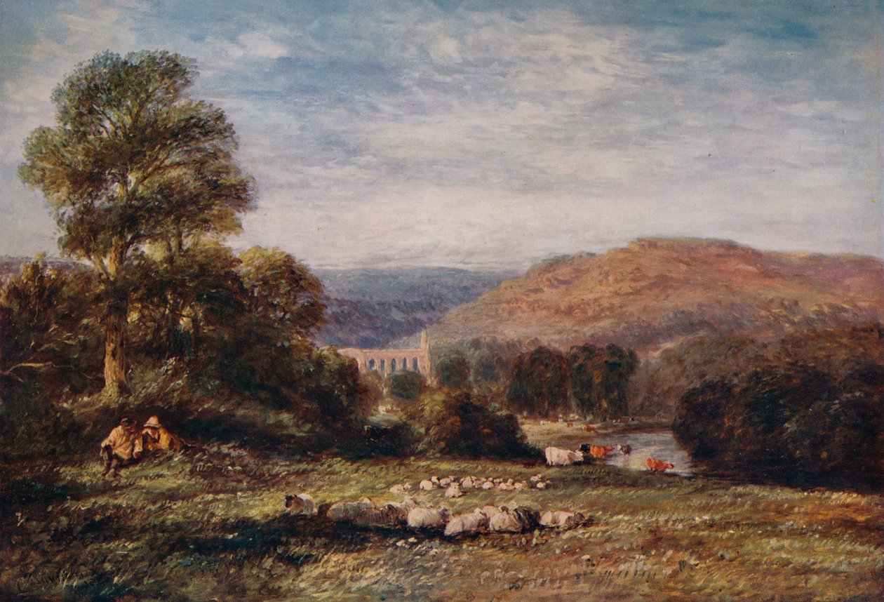 Bolton Abbey, 1850 av David Cox the elder