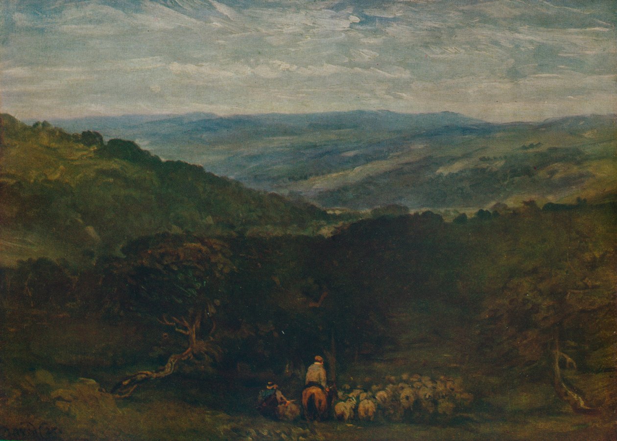 I parken, Bolton Bridge, c1852 av David Cox the elder