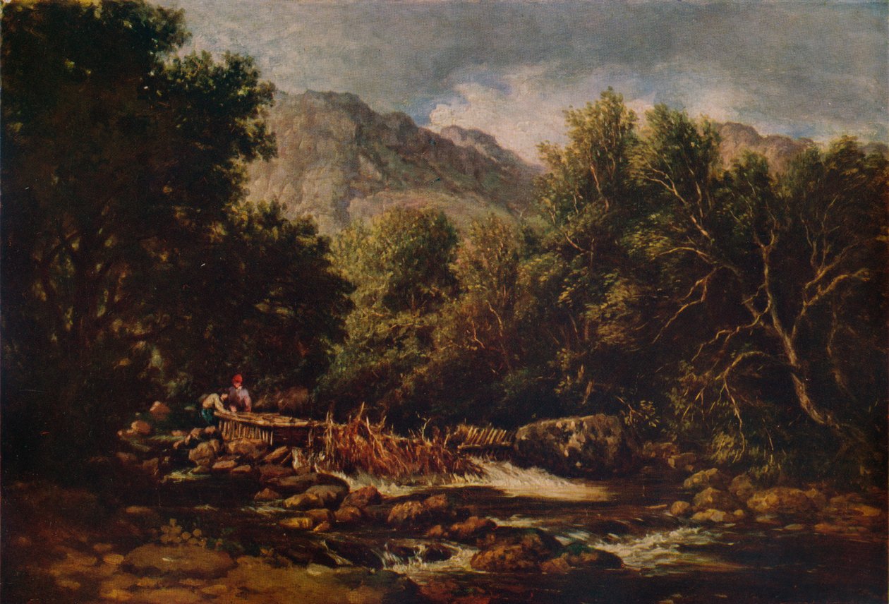 På Lledr, c1844 av David Cox the elder