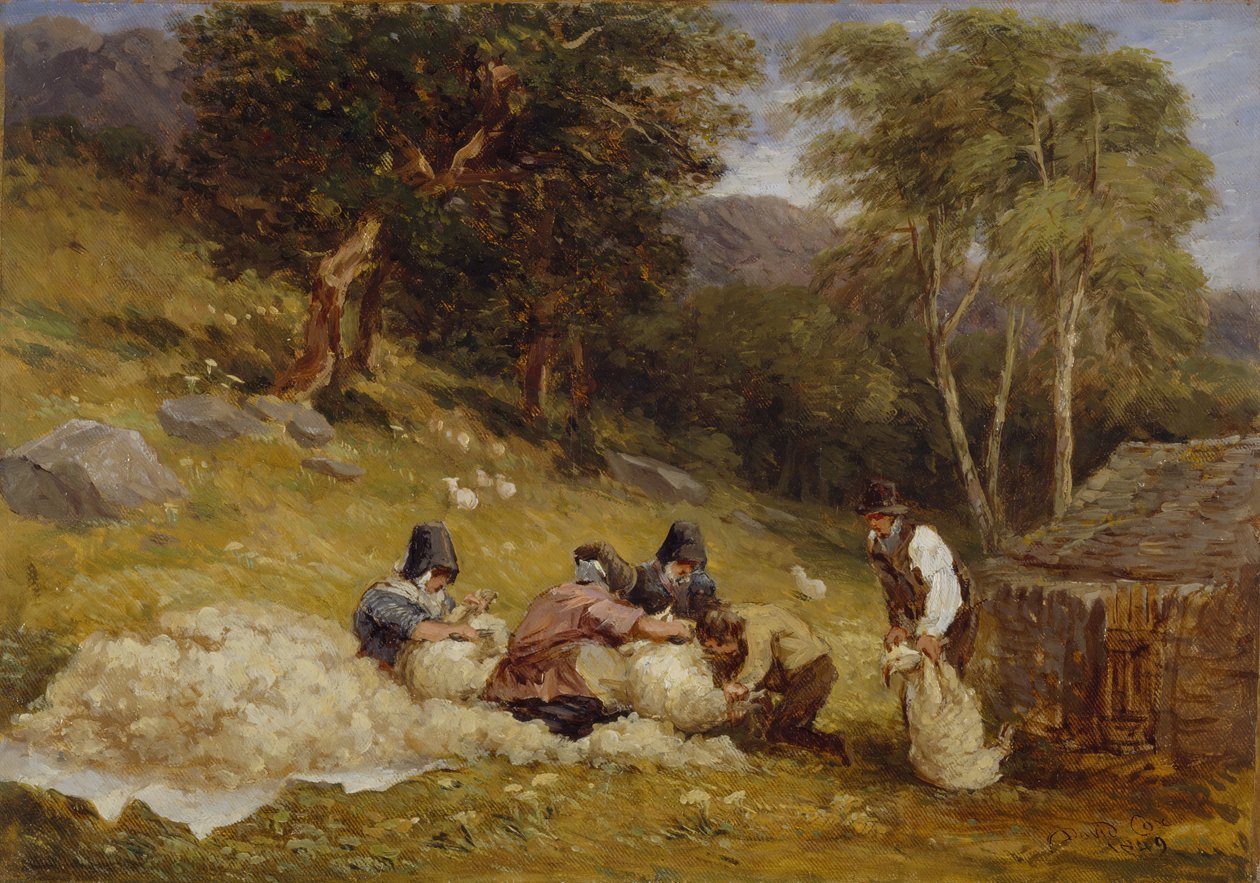 Saueklipping, 1849. av David Cox the elder