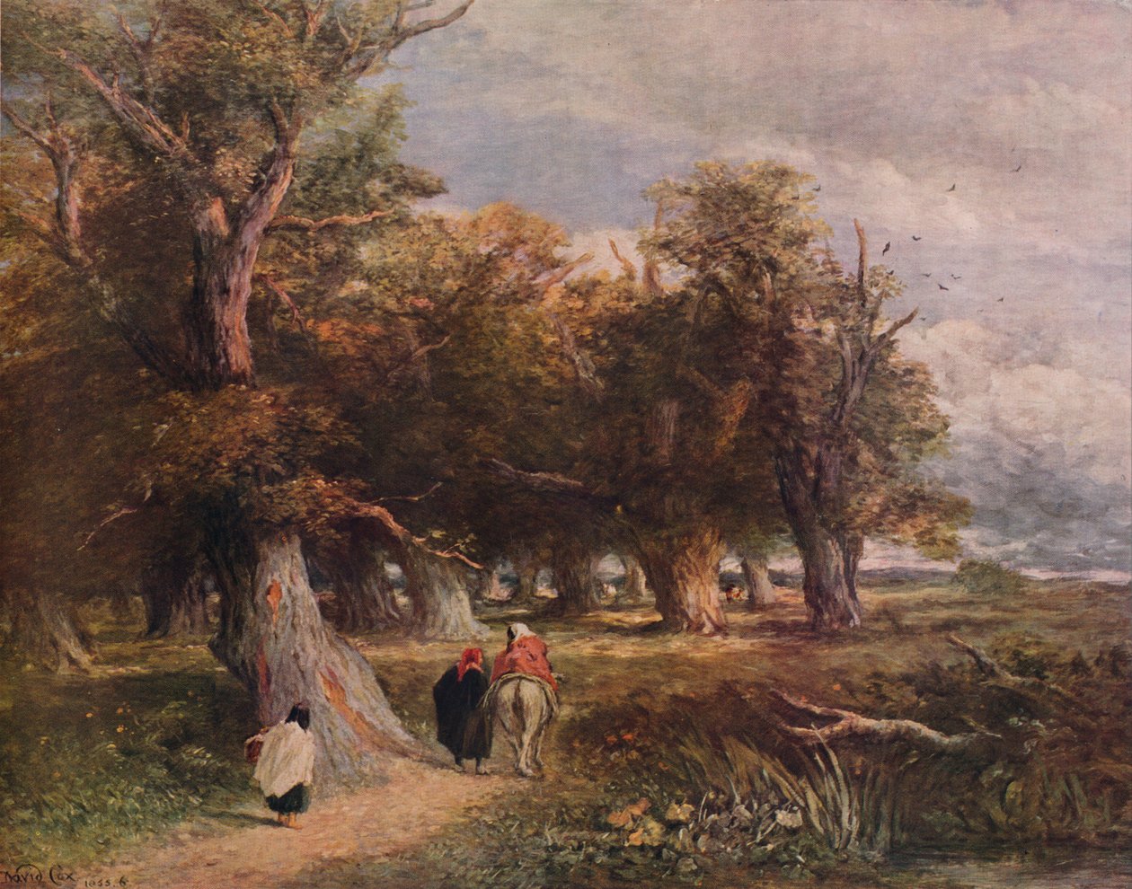 Skogens skjørt, 1855, 1938 av David Cox the elder