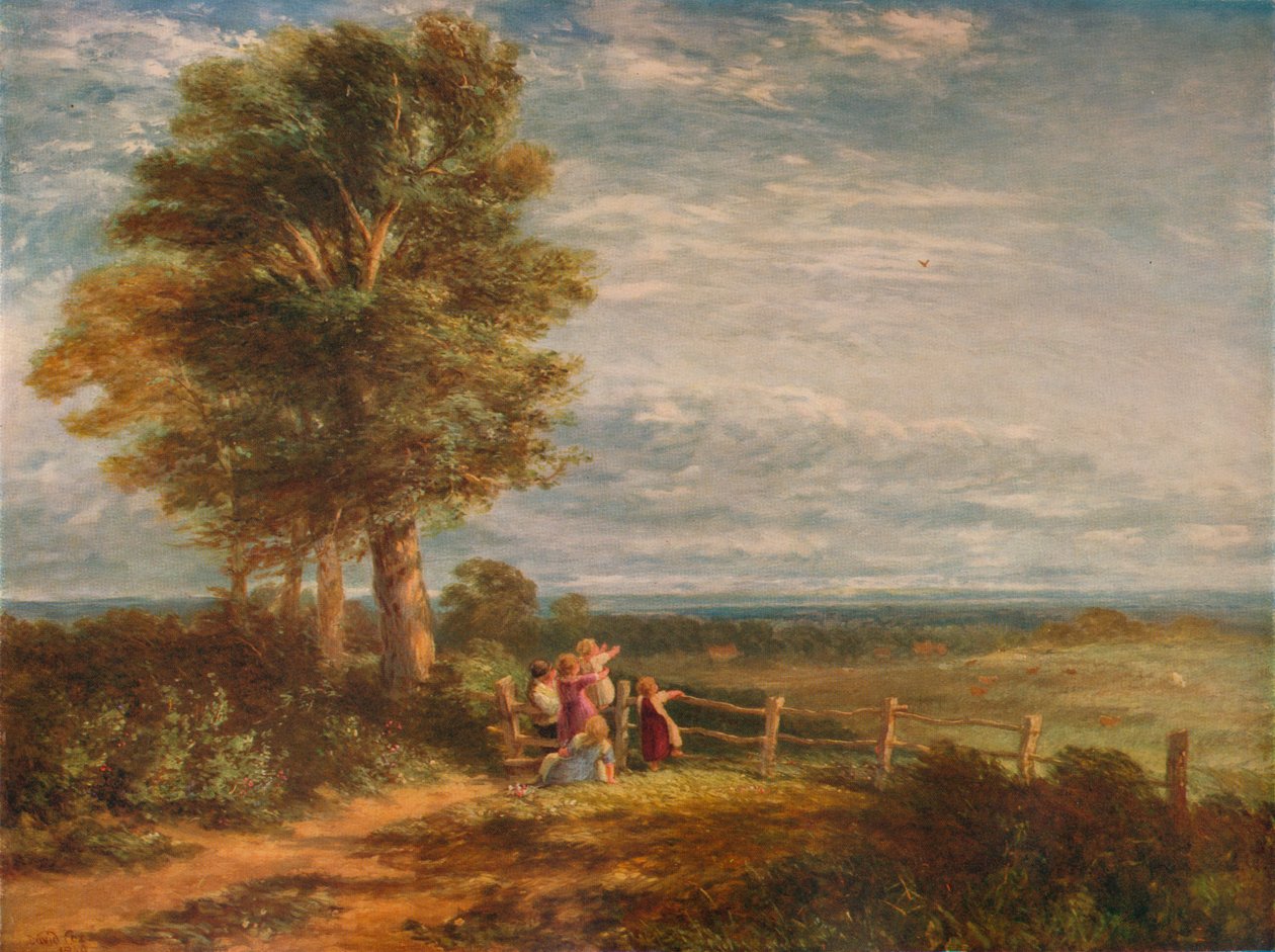 The Skylark, 1849 av David Cox the elder