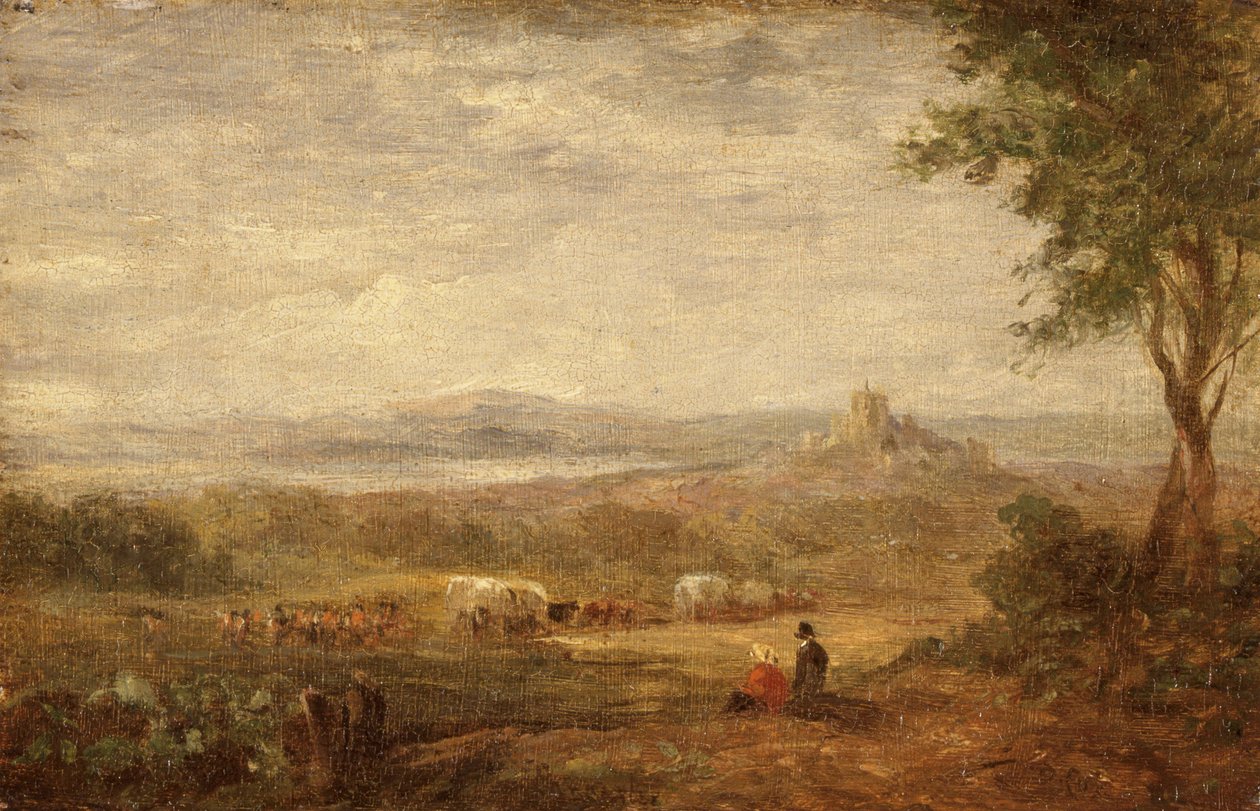Utsikt nær Lancaster, c1810. av David Cox the elder