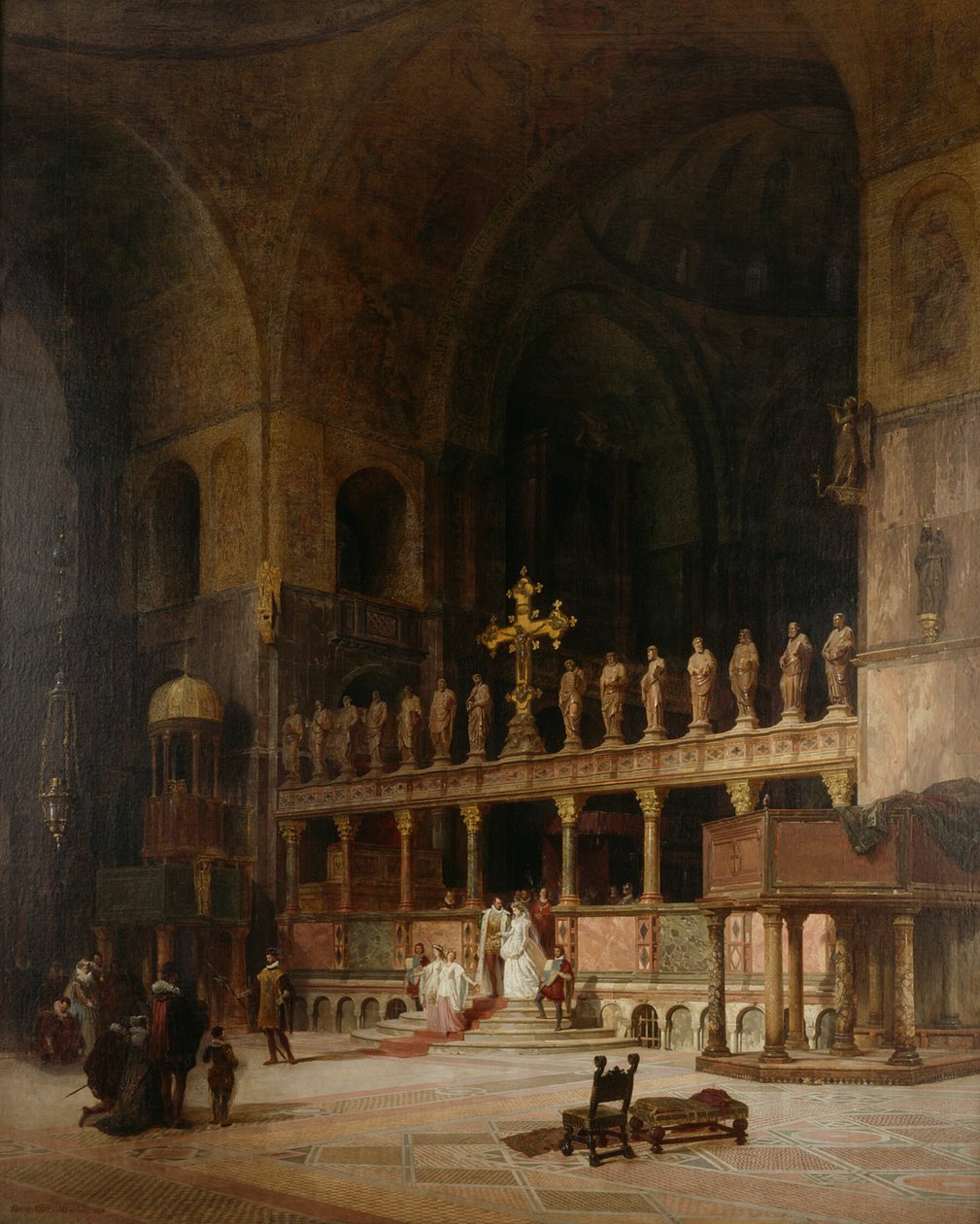 Interiør av St. Mark