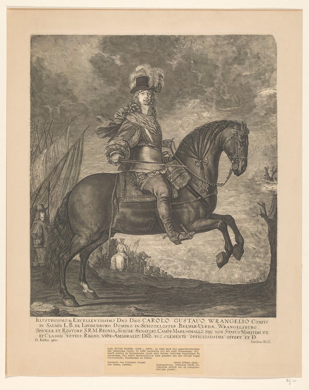 Den mest illustrerte og utmerkede Dmo. MR. Charles Gustav Wrangel (...) av David Ehrenstrahl