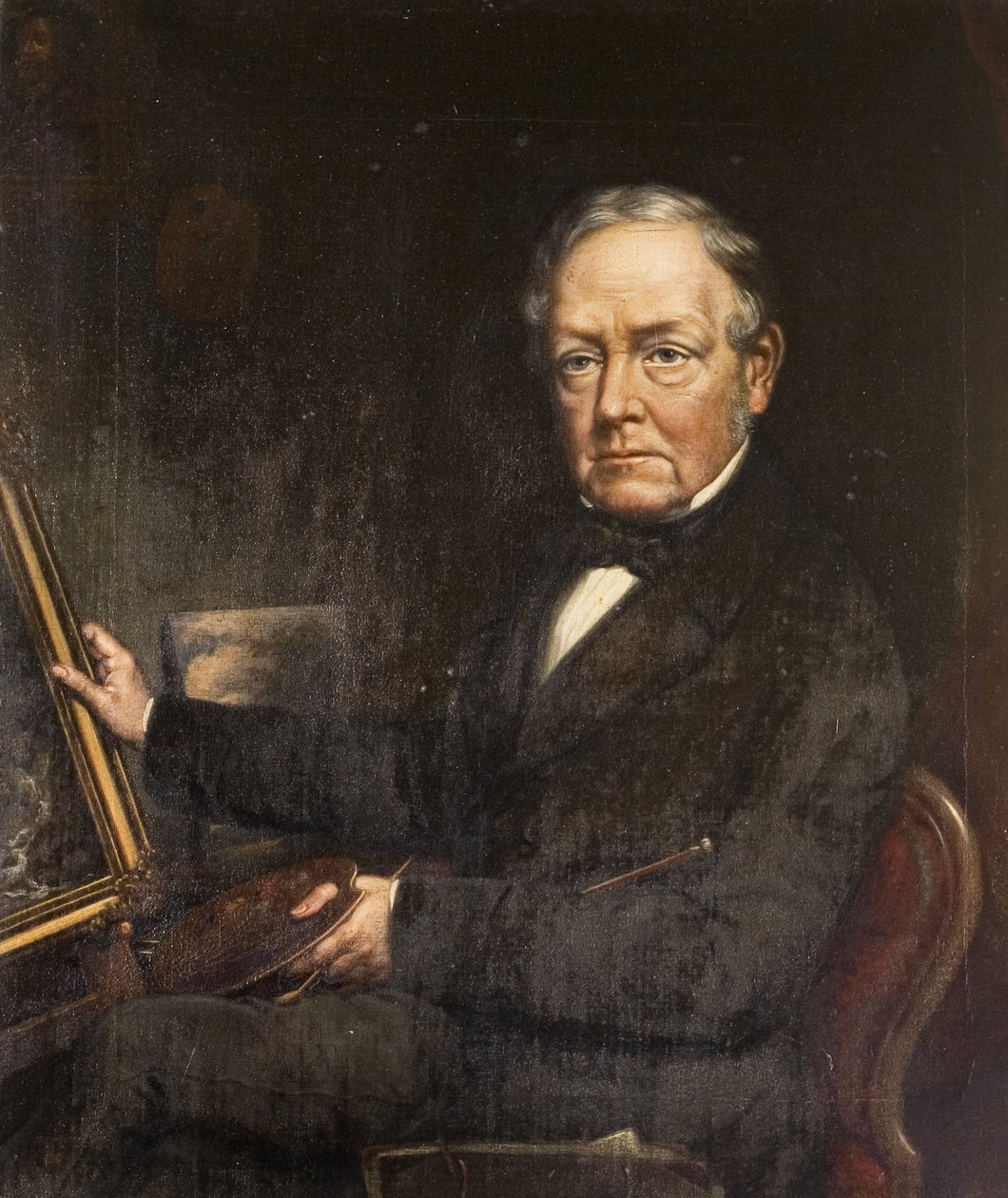 Selvportrett, ca. 1868 av David Gee
