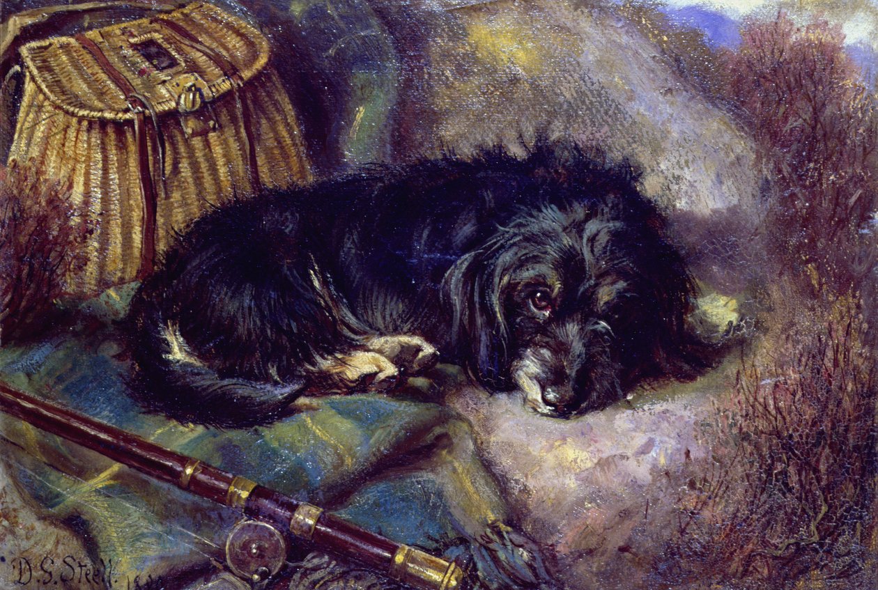 På vakt, 1880 (bord) av David George Steell