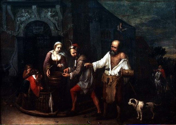 Blåskjellselgeren av David III Ryckaert