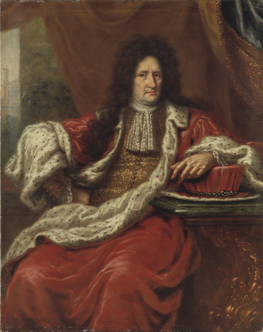 Grev Erik Jonsson Dahlbergh (ou von Dahlberg) militaire et architecte suedois - Portrett av Erik Dahlberg (1625-1703), av Ehrenstrahl, David Kloecker (1629-1698). Olje på lerret. Mål: 145x115 cm. Nationalmuseum Stockholm av David Klöcker Ehrenstrahl