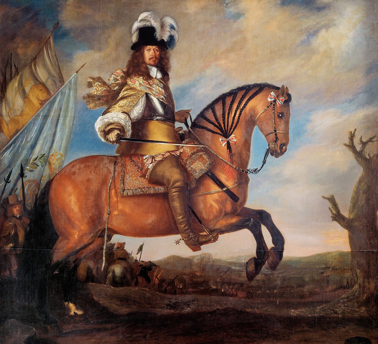 Carl Gustaf Wrangel (1613-76) av David Klöcker Ehrenstrahl