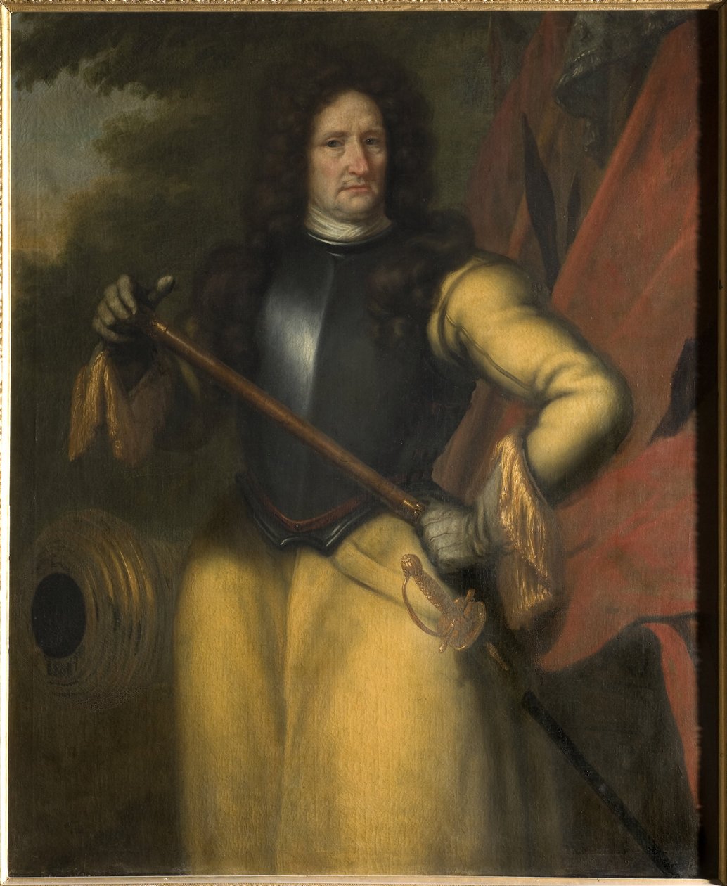 Erik Dahlbergh (1625-1703), Graf, Feldmarschall, Generalgouverneur, königlicher Rat av David Klöcker Ehrenstrahl
