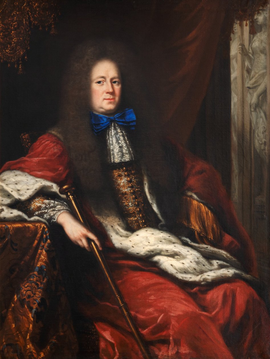 Johan Gabriel Stenbock (1640-1705), greve og kongelig rådmann, 1690 av David Klöcker Ehrenstrahl