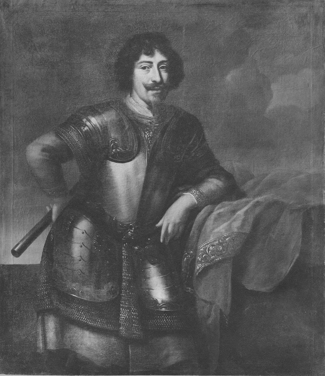 Ukjent mann, muligens Johan Adolf, hertug av Holstein-Sonderburg-Plön av David Klöcker Ehrenstrahl