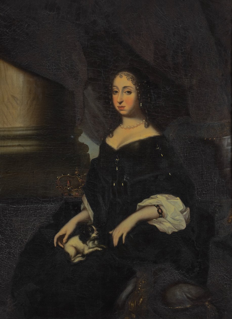 Portrett av Hedvig Eleonora av Holstein-Gottorp (1636-1715) av David Klöcker Ehrenstrahl