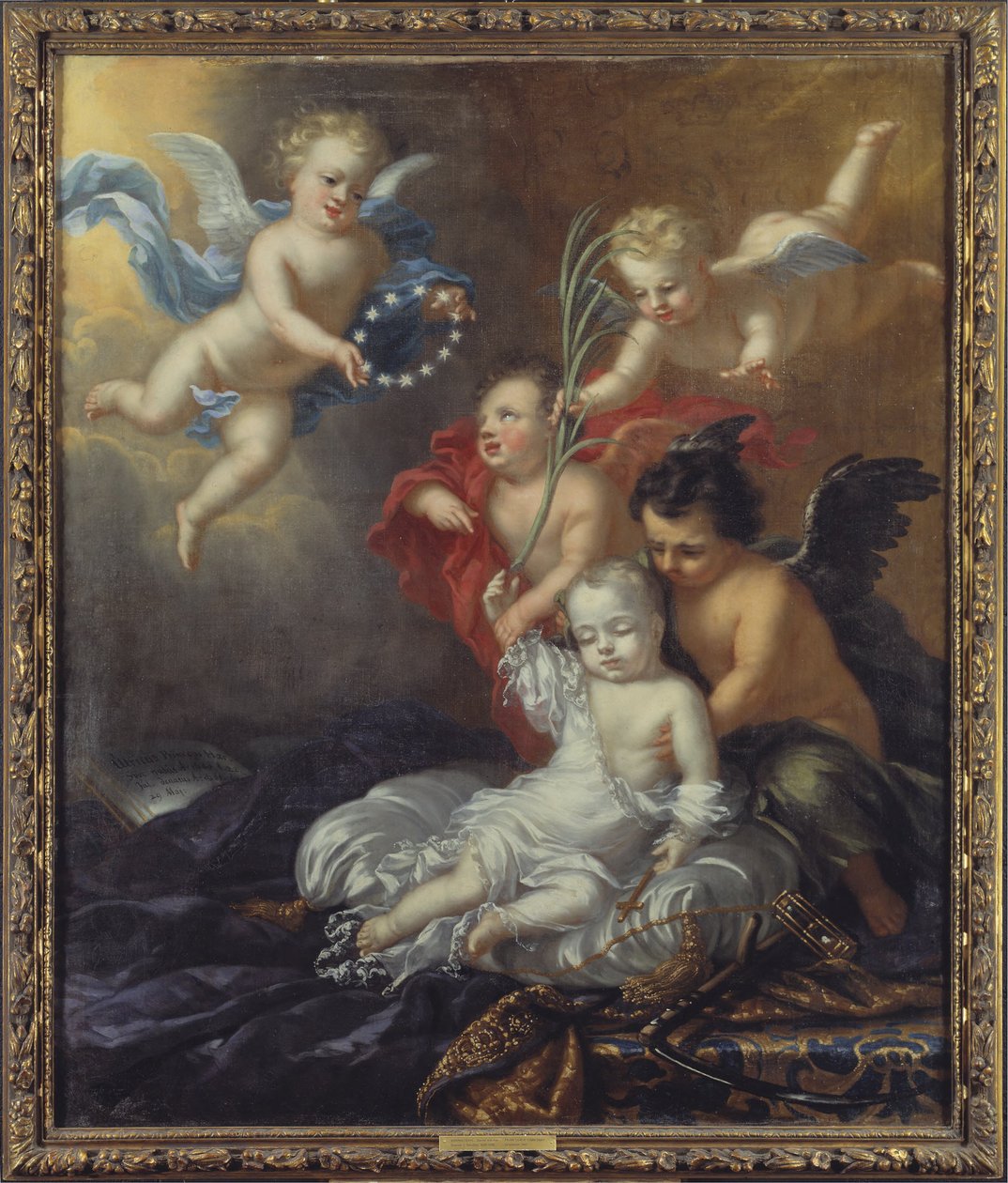 Ulrik (1684-1685), prins av Sverige, allegori over hans død av David Klöcker Ehrenstrahl