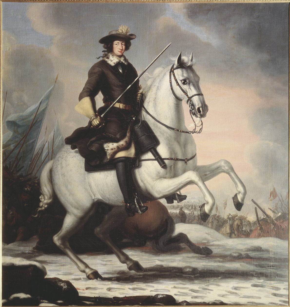 Kong Karl XI, 1676 av David Klöcker Ehrenstrahl
