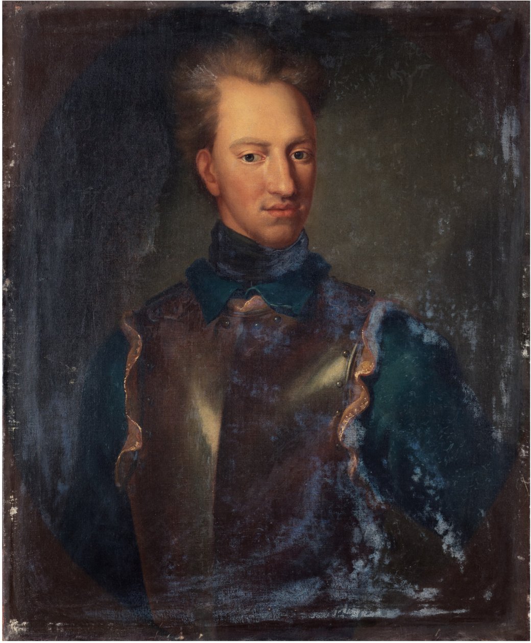 Portrett av kong Karl XII av Sverige 1682-1718 av David Krafft von