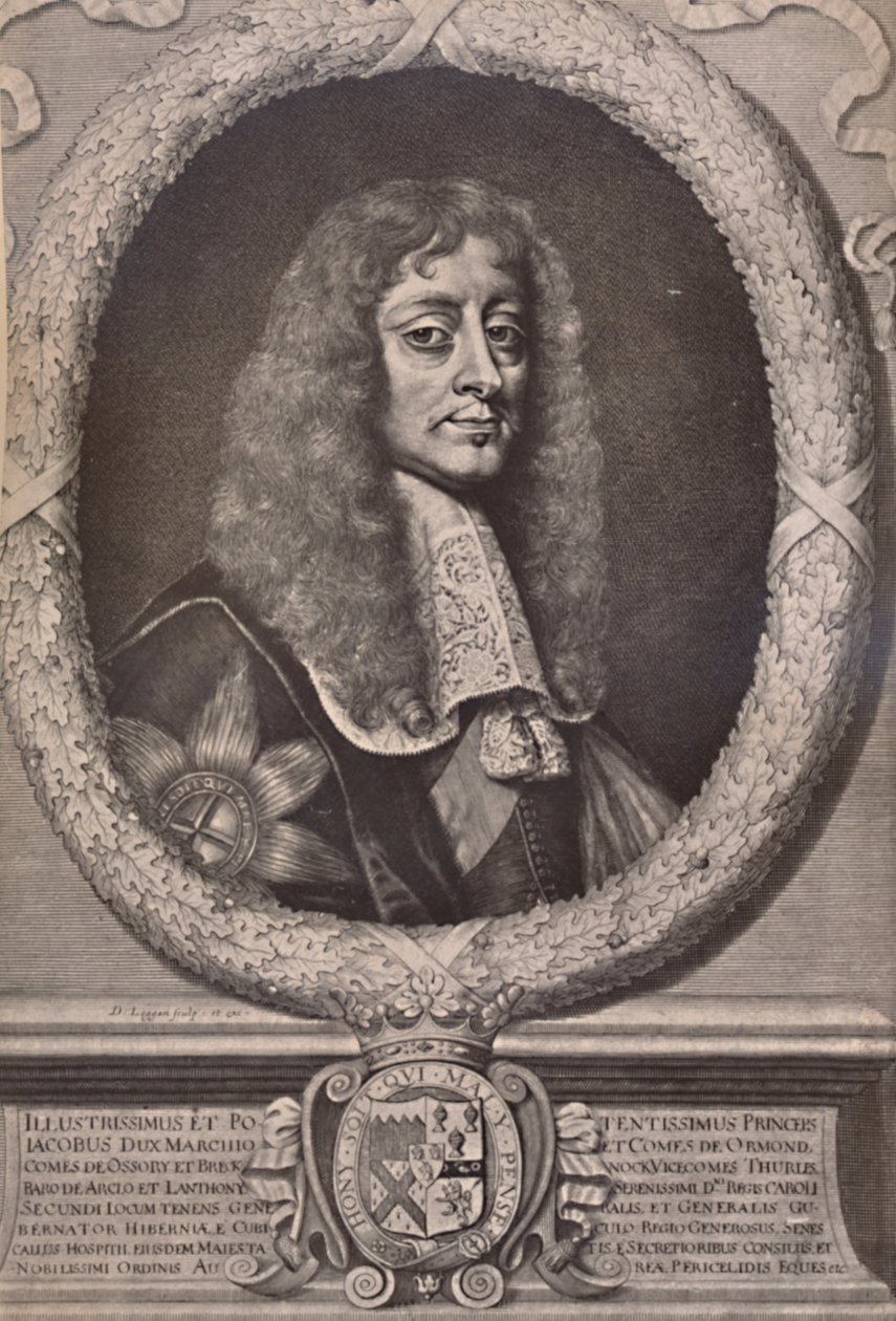 James Butler, 1. hertug av Ormonde, engelsk statsmann og royalistsoldat, 1600-tallet 1894 av David Loggan