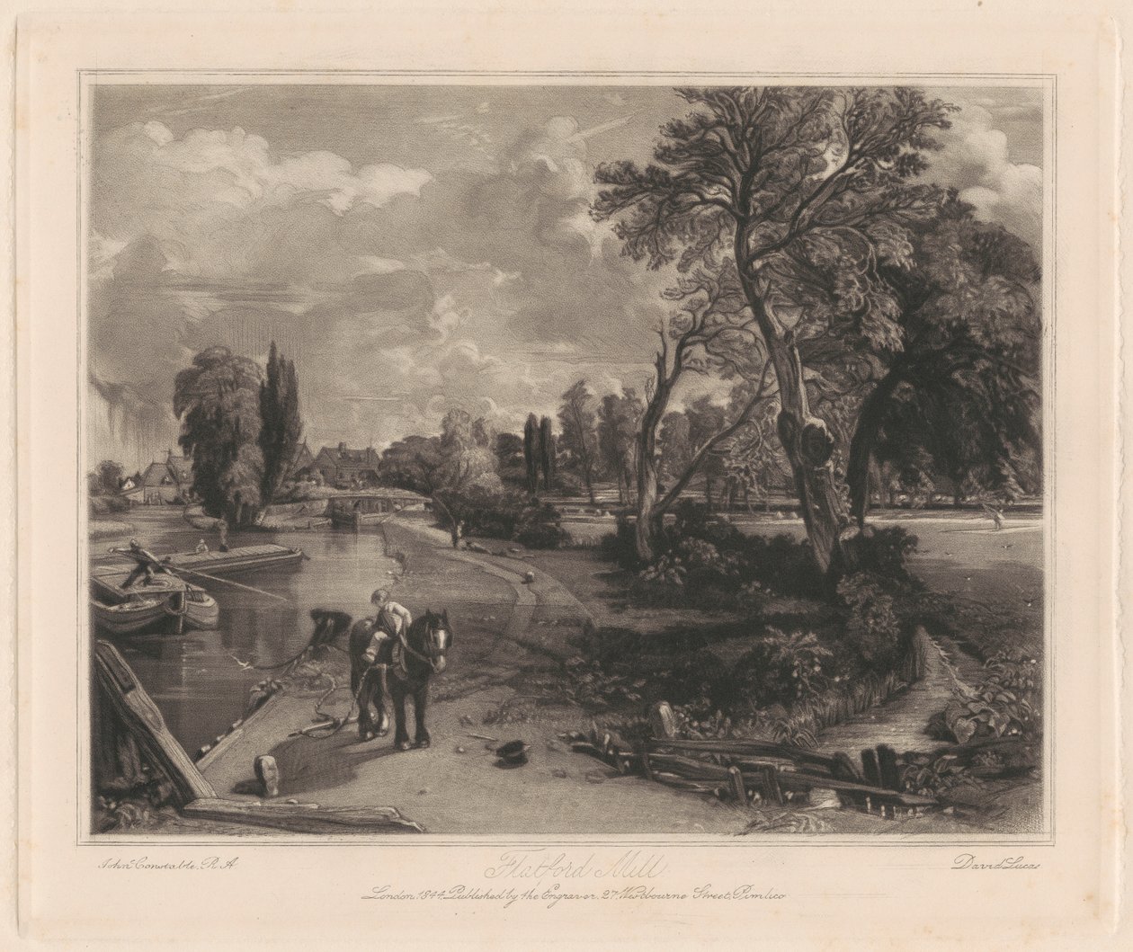 Flatford Mill av David Lucas