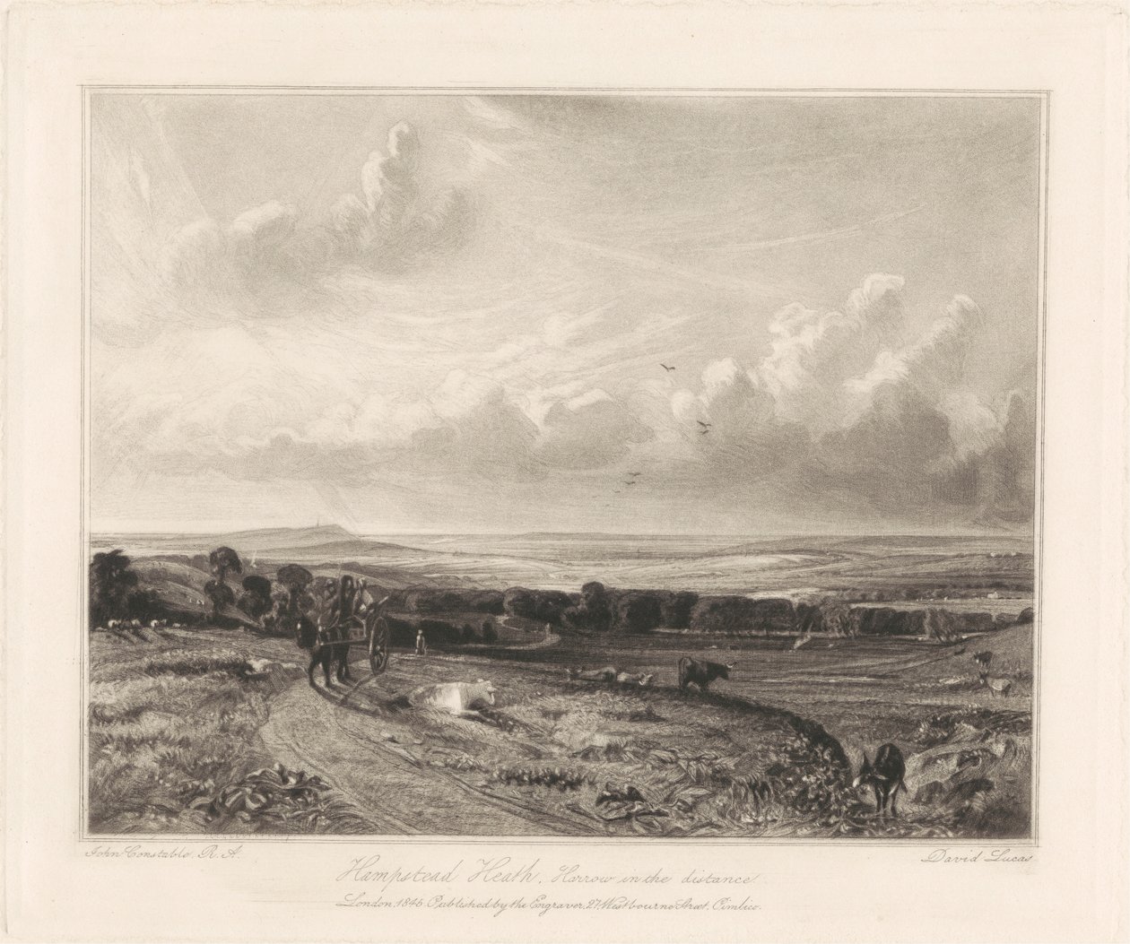 Hampstead Heath, Harrow in the Distance av David Lucas