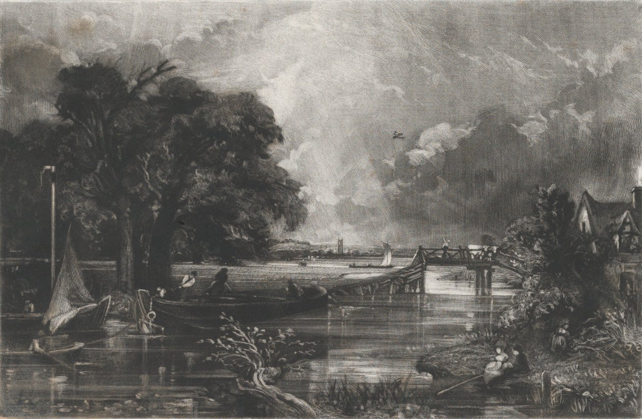 River Stour, 1831. av David Lucas