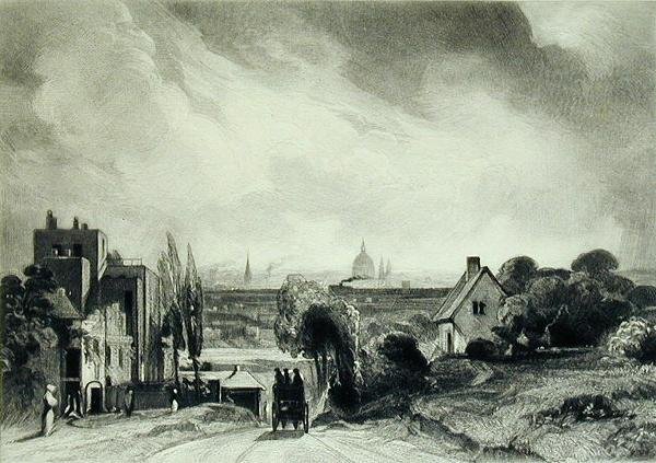 Sir Richard Steeles hytte, Hampstead Road av David Lucas