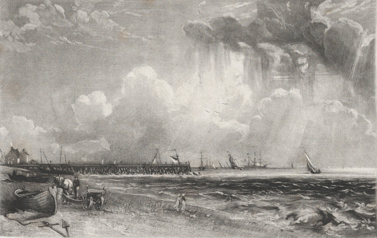 Yarmouth, Norfolk, 1830. av David Lucas