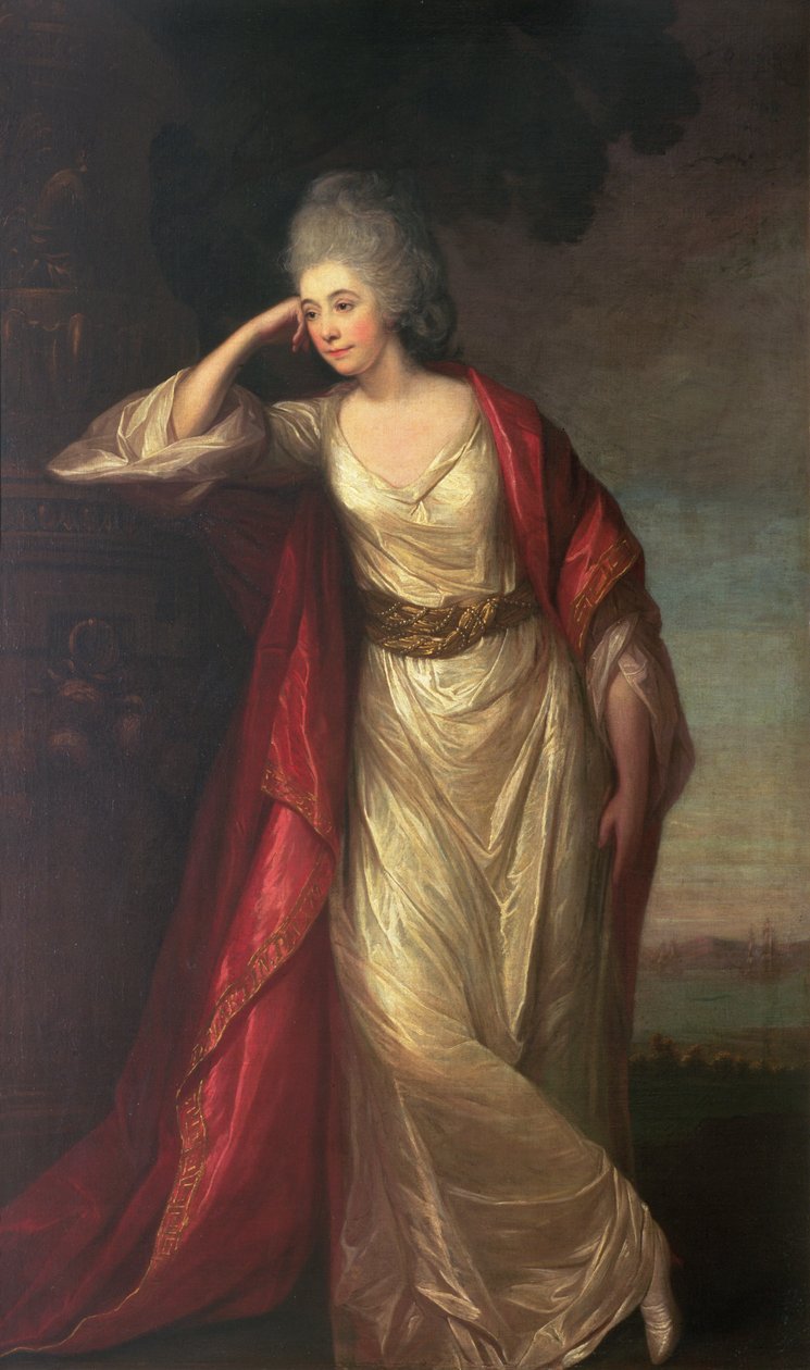 Margaret Kemble, kone til general the Hon. Thomas Gage, 1775 av David Martin