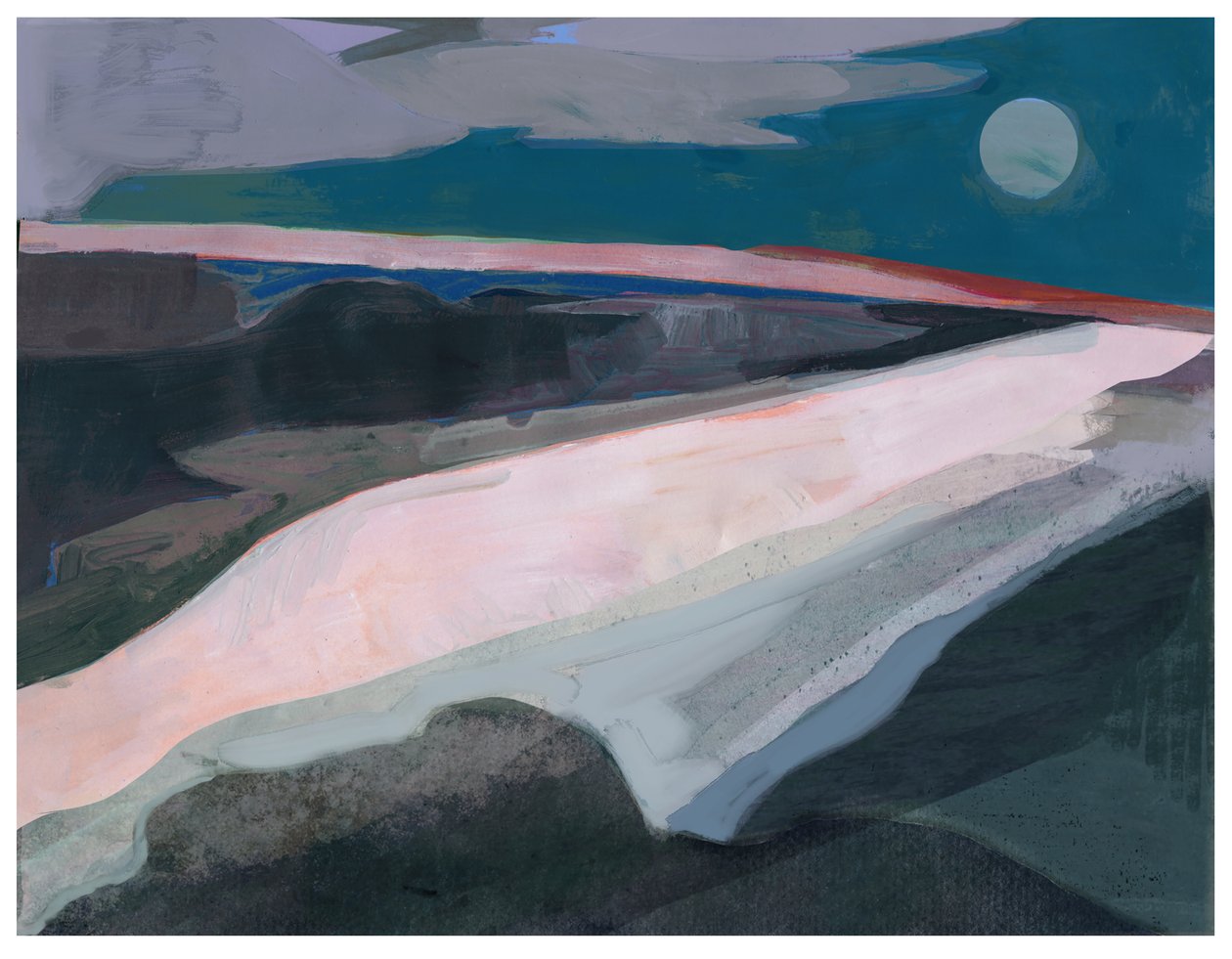 Broadstairs, 2023 (blandet media) av David McConochie