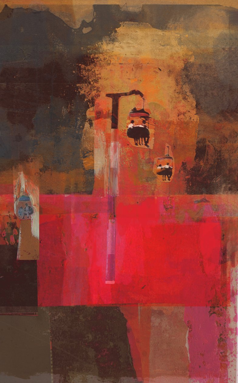 Taubane, 2014, Collage på papir av David McConochie