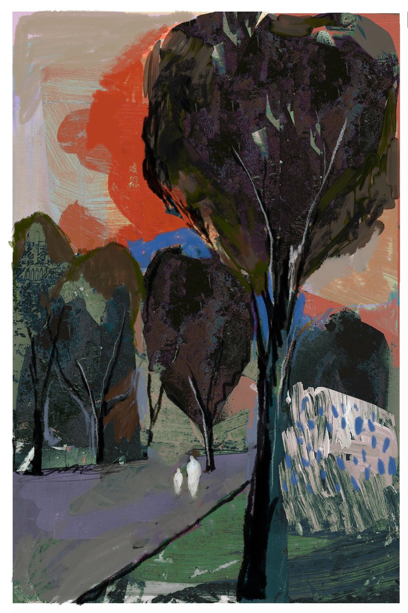 Long Way Home, 2019 (blandet media) av David McConochie