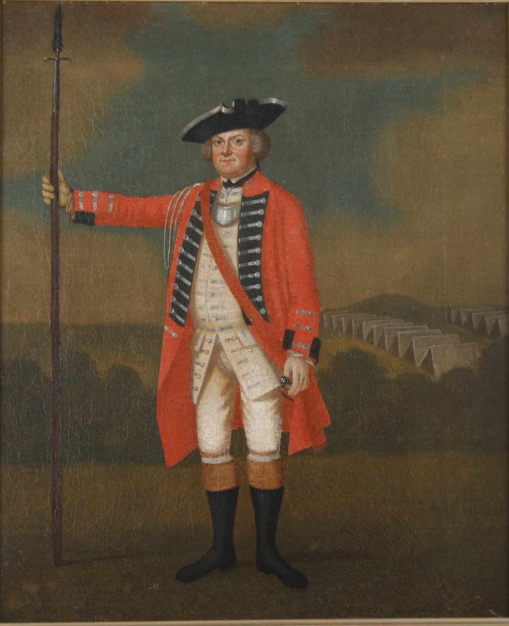 Portrett av en britisk infanterioffiser, ca. 1740-50 av David Morier