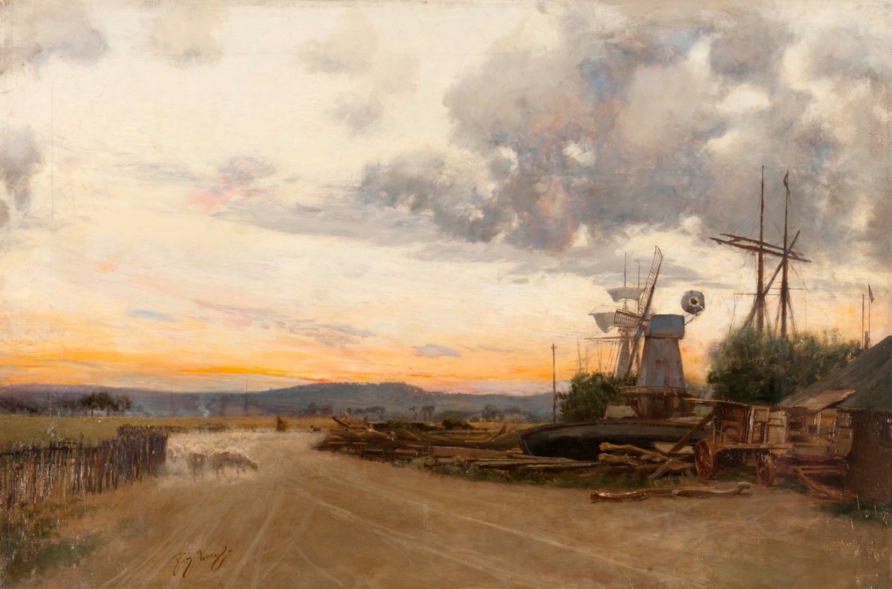 Dewy Eve, ca. 1886-87 (olje på lerret) av David Murray