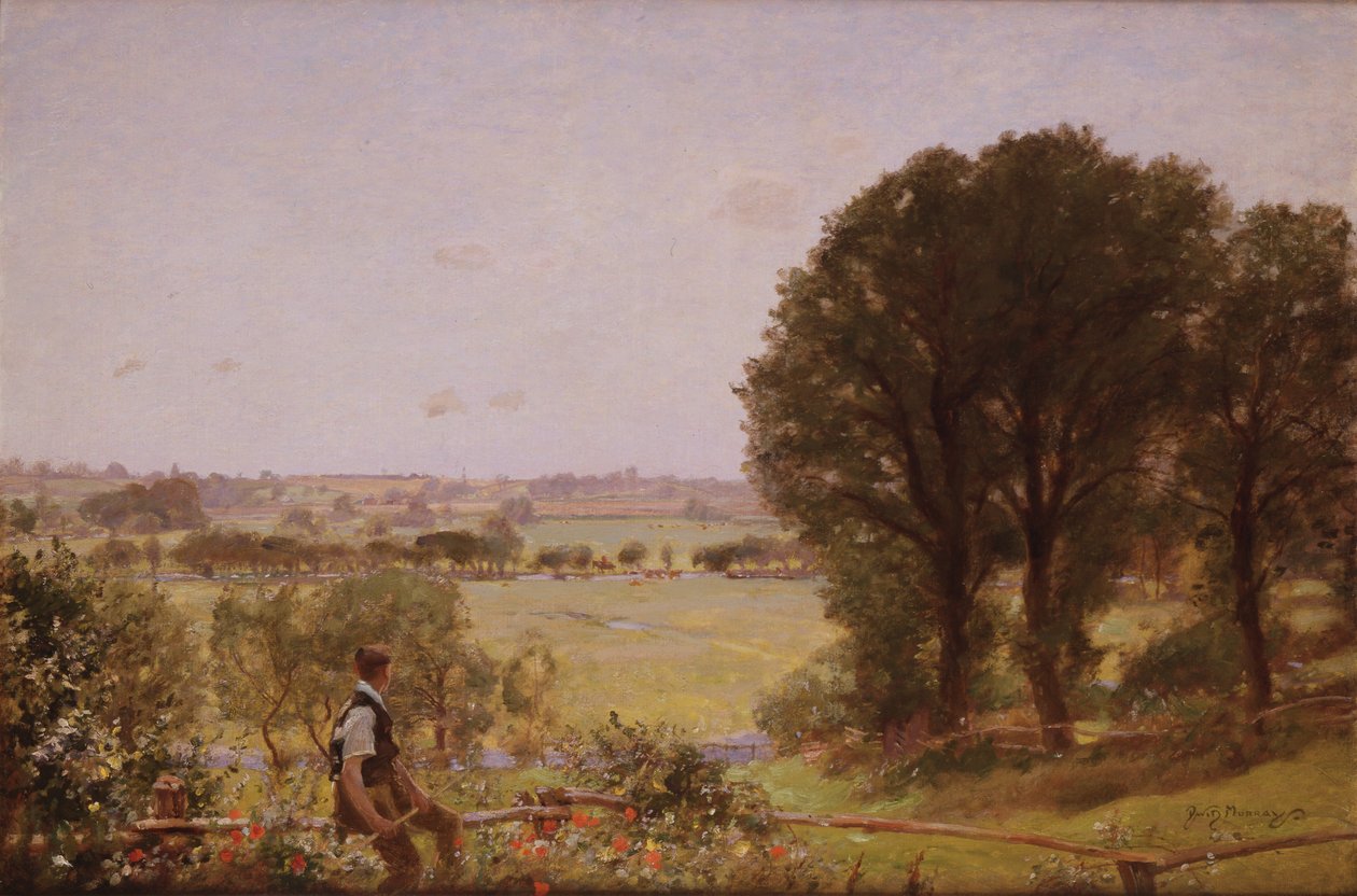 Dagens hete, ca. 1892 (olje på lerret) av David Murray