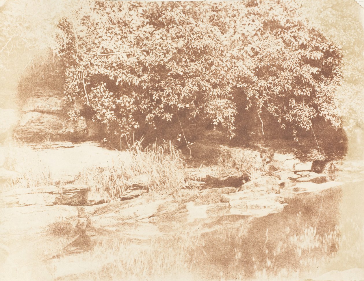 Burnside, Fife Island i Almond River, 1843-47. Skapere: David Octavius Hill, Robert Adamson, Hill & Adamson. av Hill and Adamson